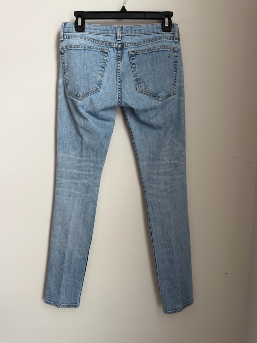 Rag & Bone The Dre Jeans Women’s Size 24 Light Wash Skinny Stretch Denim - Picture 6 of 12